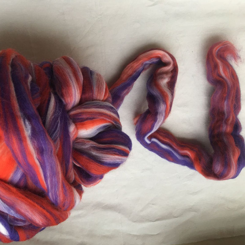 WFPFBEC mixture Merino Wool for felting wool roving fiber 50g 100g 200g 300g 500g 1000g Perfect in Wet and needle Felting: 100g