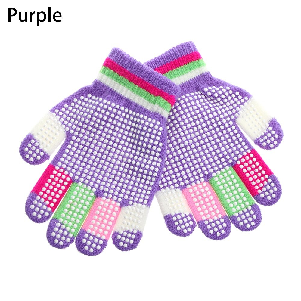 Children Kids Winter Warm Solid Color Gloves Boy Girls Ski Long-sleeved Mitten Windproof Waterproof Thicken Warm Gloves: other