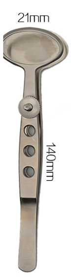 Pinzas para párpados de acero inoxidable de tres tamaños, tamaño S, M, L, chalazion, calazion, cyst, clip, herramientas para los párpados, herramientas de maquillaje, acce: a