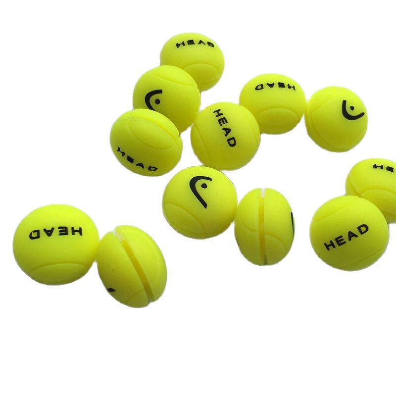 (5 teile/los) Silikon Neon Bälle Tennis vibration dämpfer, Tennis schläger Dämpfer, tennis schläger stoßdämpfer