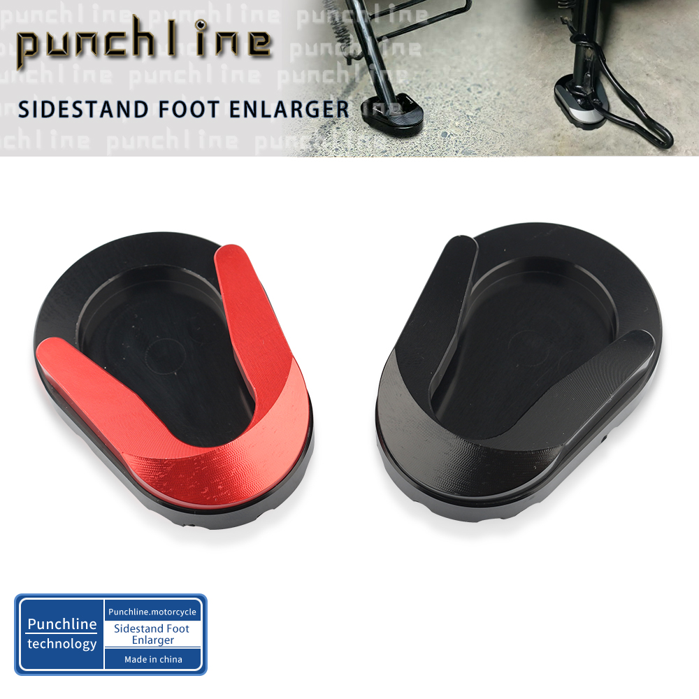 Fit SR GT200 SRGT200 SR GT 200 2021-2024 Cavalletto laterale per SR GT125 SR GT 125 Estensione del cavalletto Ingranditore Pad