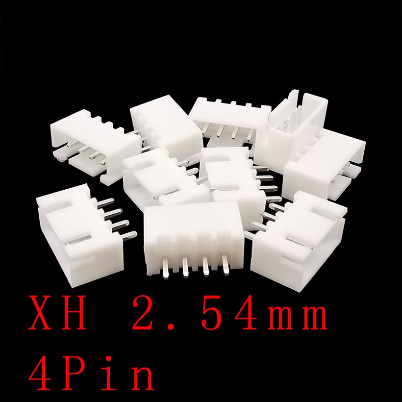 100Pcs XH2.54 4Pin Pitch 2.54Mm Jst Plastic Shell ... – Grandado