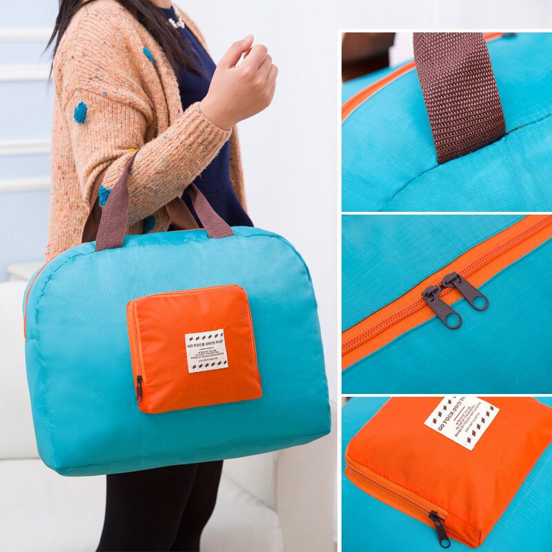 Duffel bag bolsa de aeronave coreana, bolsa de náilon portátil para armazenamento de um ombro, à prova d&#39;água e grande capacidade de viagem