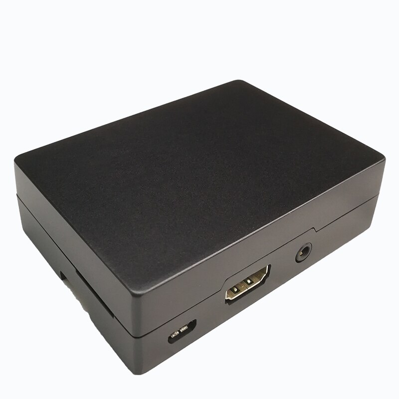 Carcasa Raspberry Pi 3 b, carcasa de aluminio gris Pi 3 Modelo B, caja negra RPI 3B/3B + carcasa metálica