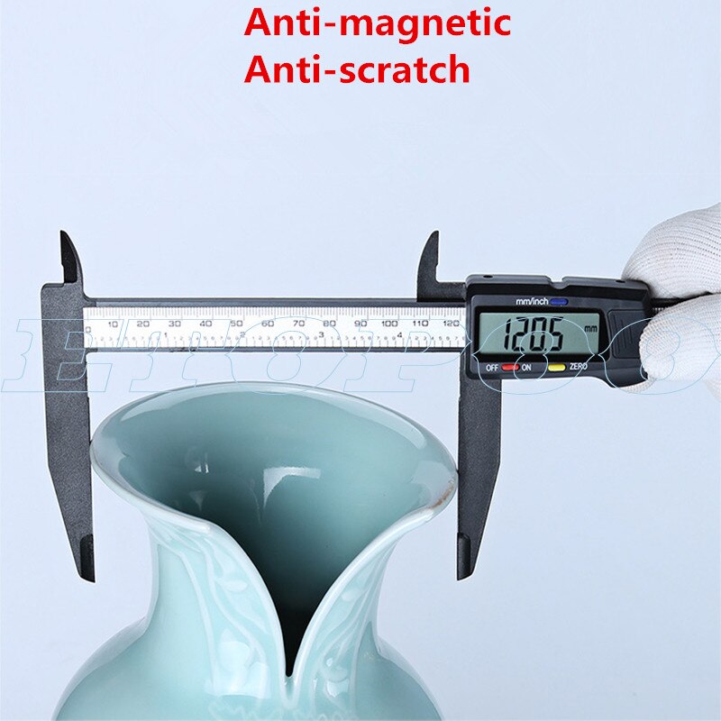 150mm 200mm 300mm 0.1mm Digital Electronic Vernier Caliper Jaw Long Plastic Digital Caliper Micromete DIY Measuring Tools
