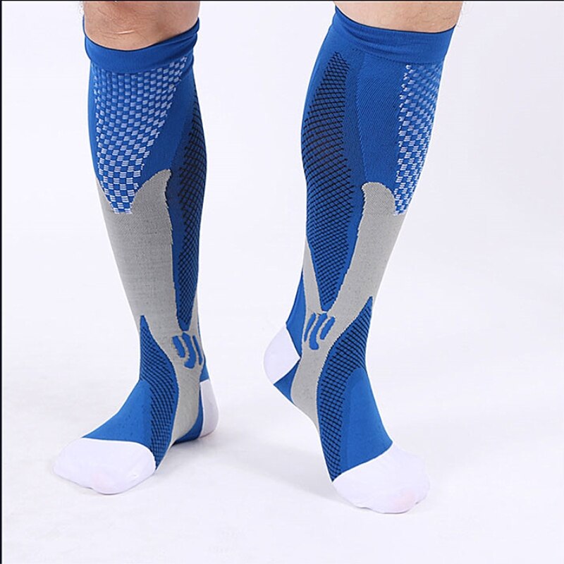 SUPER ELITE Compression Socks Knee High Compression Varixes Stockings For Anti Fatigue Pain Men Women S M L Fit For EU 36-48