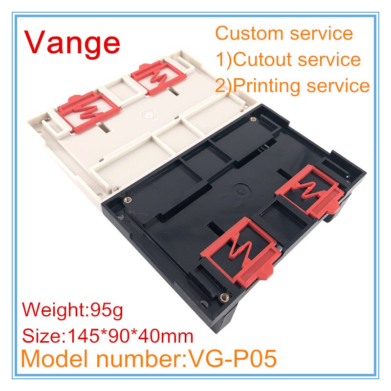 5 Stks/partij Plc Behuizing Industriële Controle Systeem Case 145*90*40Mm Abs Plastic Doos Behuizing Diy Voor elektrische Module Apparaat