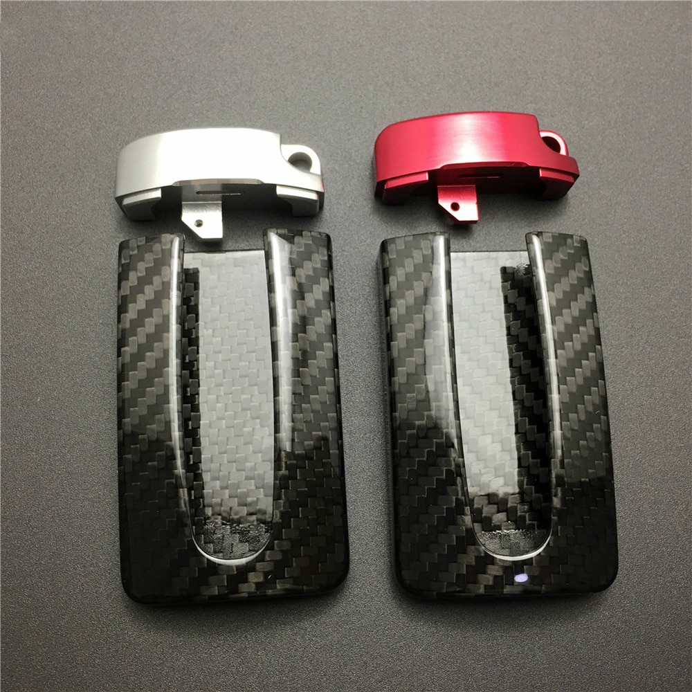 1pc porte-clé à distance en Fiber de carbone porte-clés coquille couvercle porte-garniture pour NISSAN R35 GTR G-TR 370Z 350Z J11 Z34