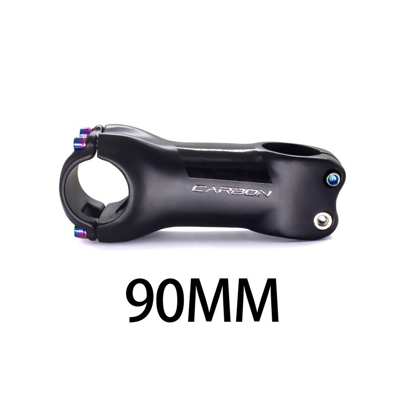 carbon fiber riser bicycle stem riser rod MTB Bicycle stem riser faucet 6 degree 31.8-28.6mm mountain bike stems road bike: 90mm
