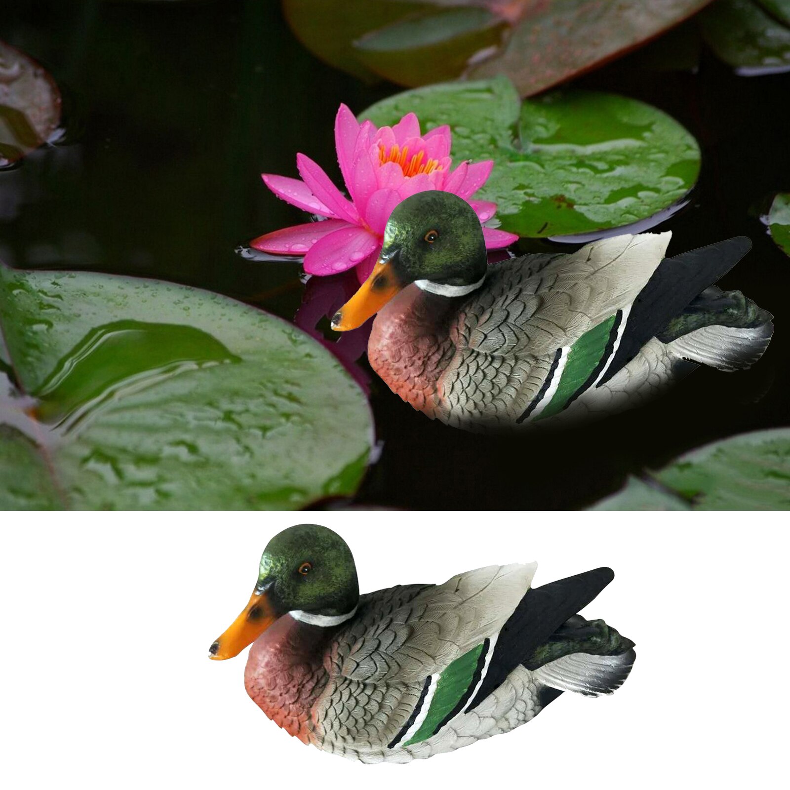 Resin Outdoor Garden Ornament Path Novelty Bird Statue Decoration Sculpture