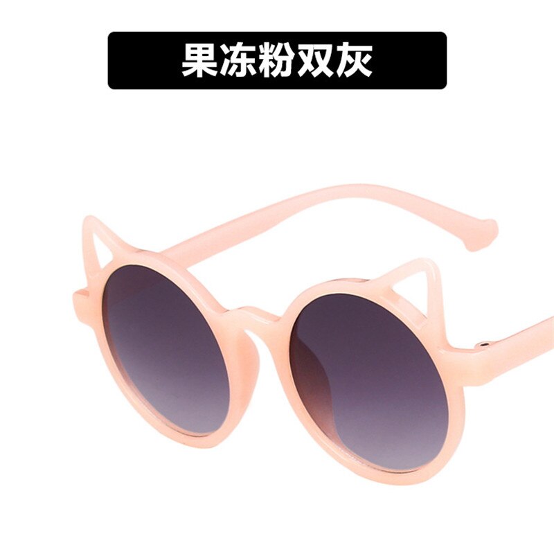 Kinderen Kids Zonnebril Zonnebril Vintage Leuke Kat Uv 400 Bescherming Meisjes Jongens Baby Oculos De Sol Gafas Brillen