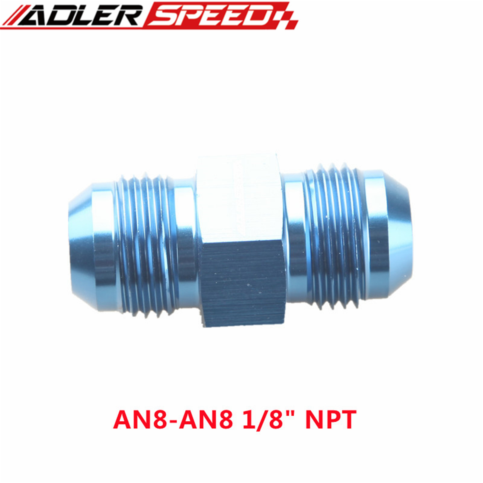 An4 an6 an8 an10 hane till hona 1/8 " npt mätare/sensor sidoportsadapter oljebränslekoppling slangände: Elfenben