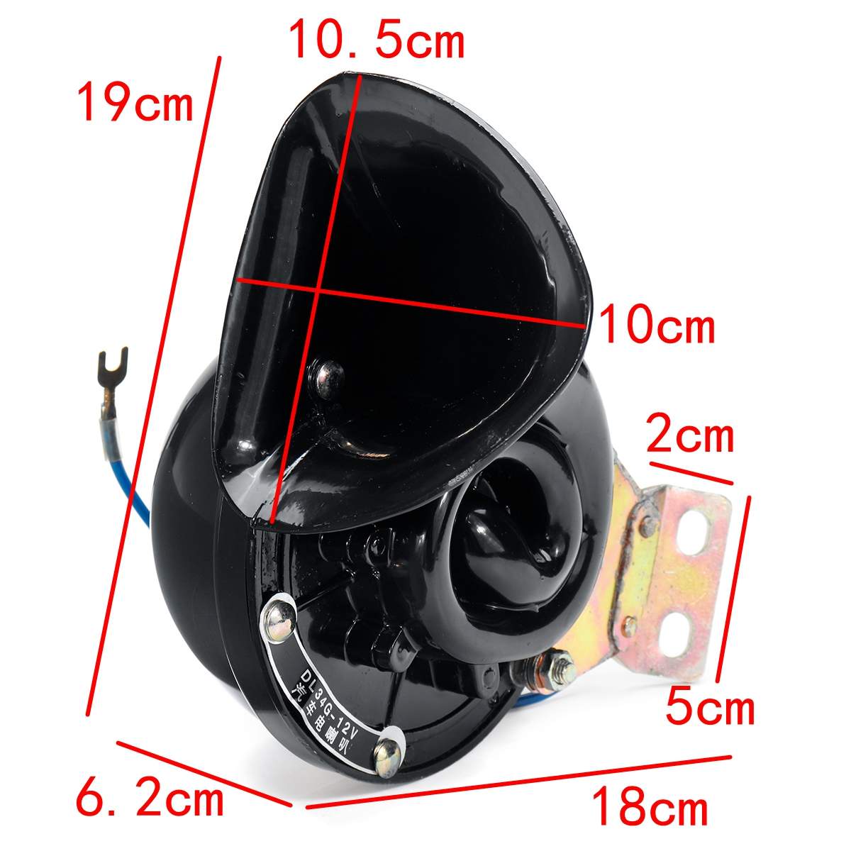 12V 200DB 300DB 350DB Auto Twin Dual Tone Compact Air Horns Kit Car Truck Lorry SUV RV Train Caravan Boat Twin Tone Super Loud
