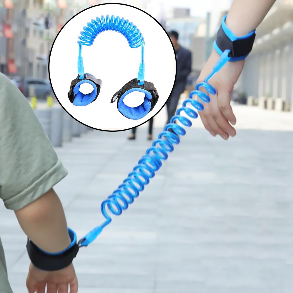 Kids Anti Lost Wrist Convenient Practical User-friendly 2m Safety Harness Outdoor Hand Band Kids Old Men Assistant