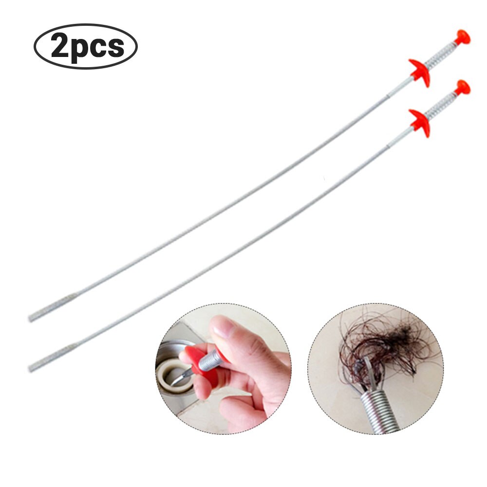 Kitchen Sink Cleaning Tools Bathroom Hair Catcher Sink Hair Remover Cleaning Claw Clog Grabber for Shower Drains Bath Basin: 2pcs