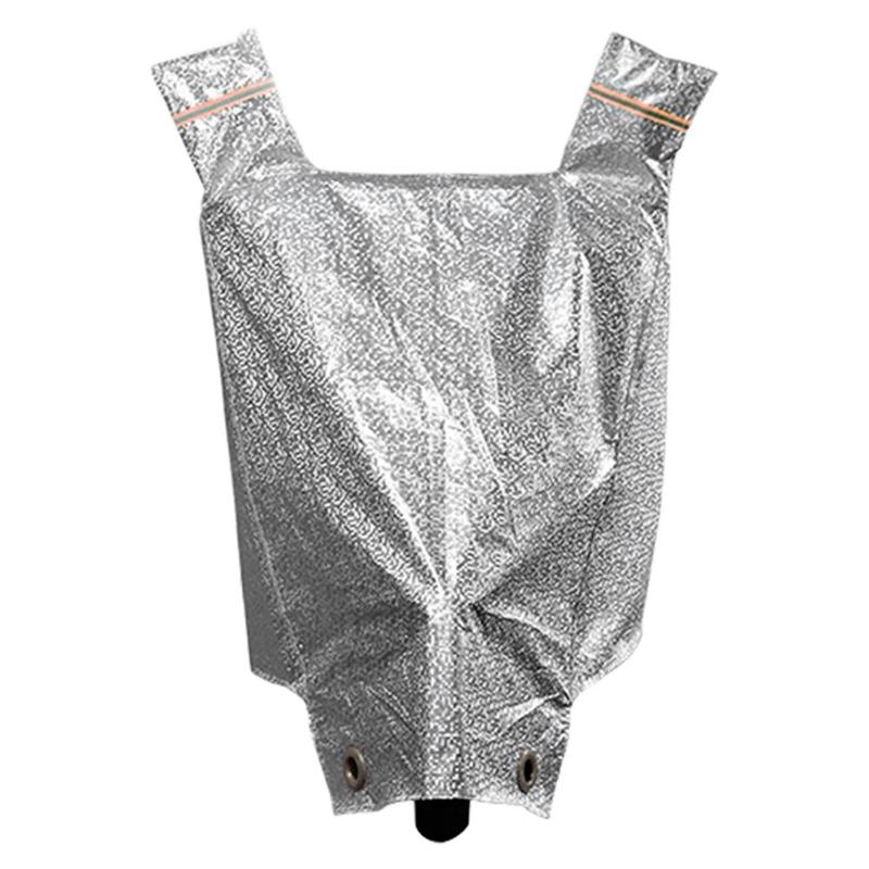 Cubierta de motocicleta a prueba de polvo flocado cubierta gruesa lluvia nieve UV Protector noche luz de advertencia reflectante ropa de seguridad