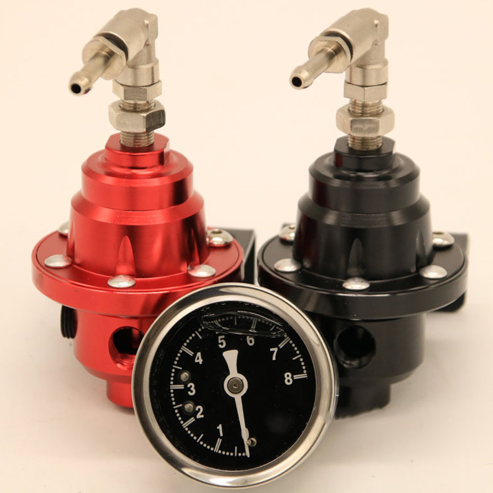 Einstellbare Auto Kraftstoff Druckregler Universal- 160psi Öl Messgerät Bausatz Auto Zubehör OE88