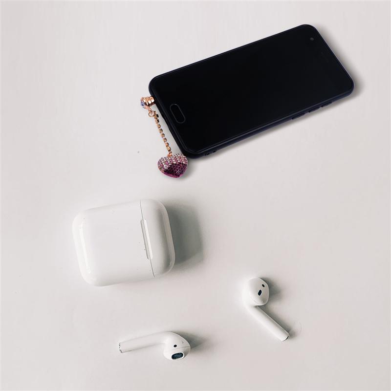 1 Pc lega Love Heart Phone Plug Cover spina protettiva antipolvere