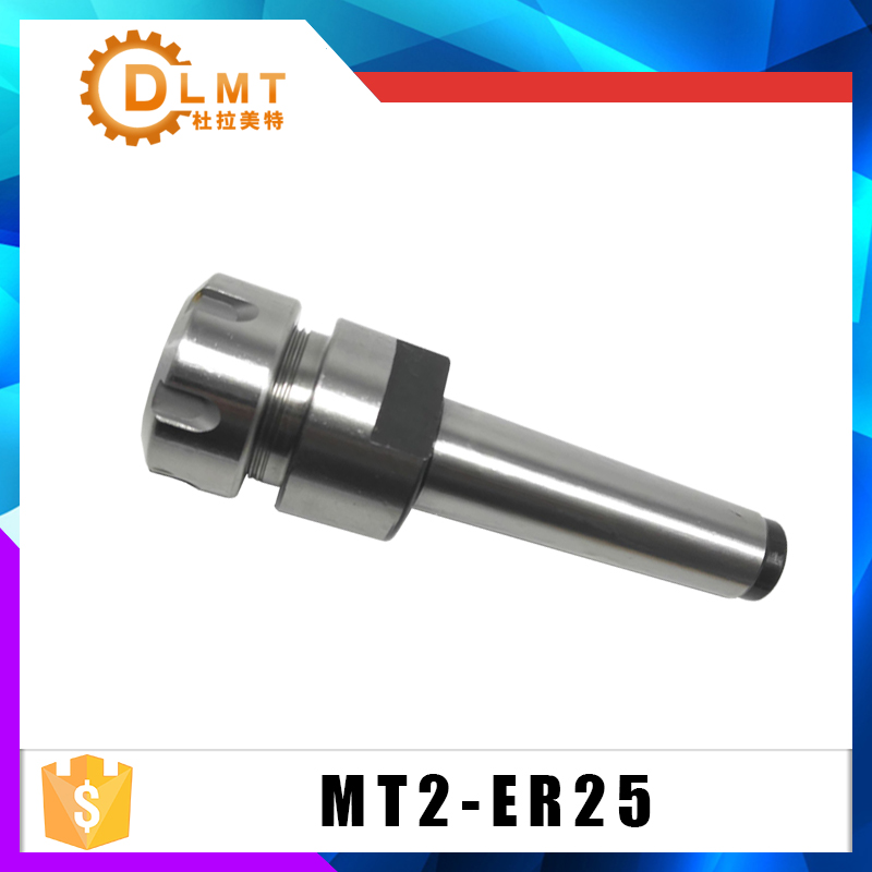 CNC Milling Collet Chuck ER25 MT2 M10 Taper Collet Chuck Holder Face Milling Arbor Adapter for CNC Milling Tools
