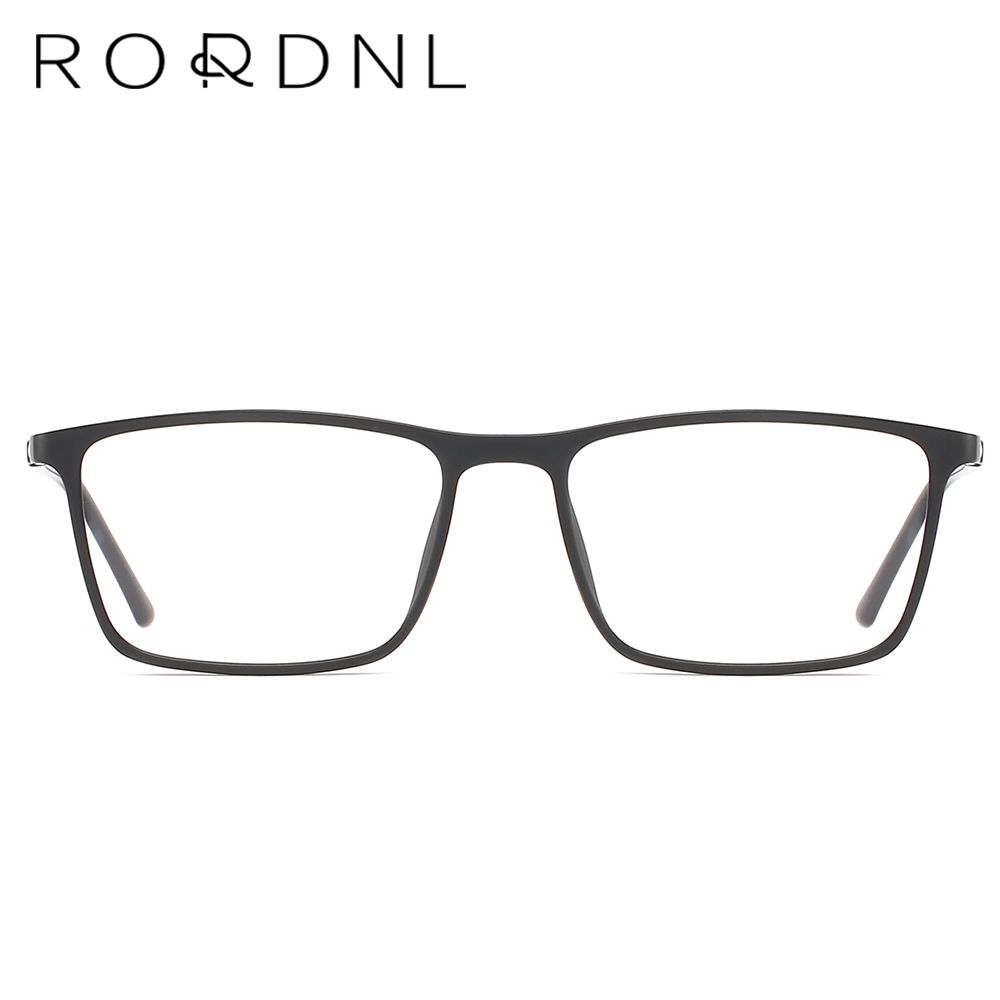 Square Myopia Prescription Glasses Frame Men Black TR90 Optical Eyeglasses Frame Male Business Style Brand Spectacles Frame
