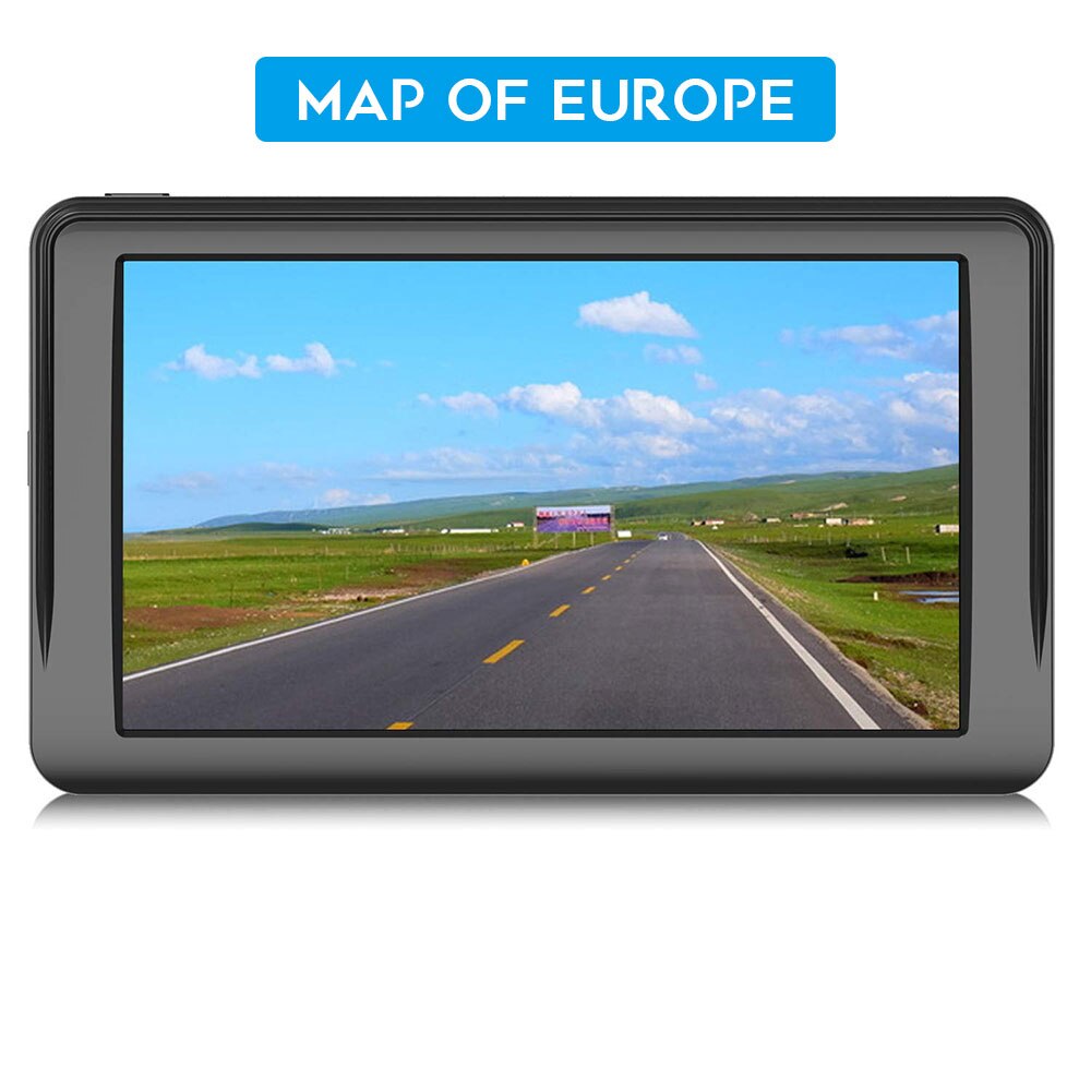 Pratical GPS Navigator System 256MB+8G 7 Inch Image Identification Free Map HD GPS Navigator Durable ABS Car GPS Navigation