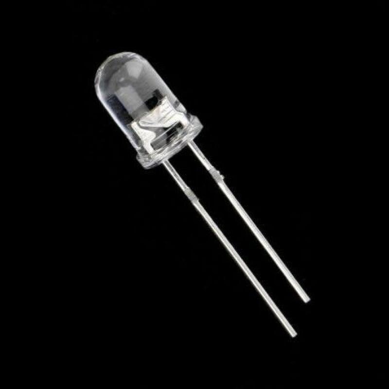 100pcs Bright Round White LED Emitting Diode Electronic Light Bulb 5mm