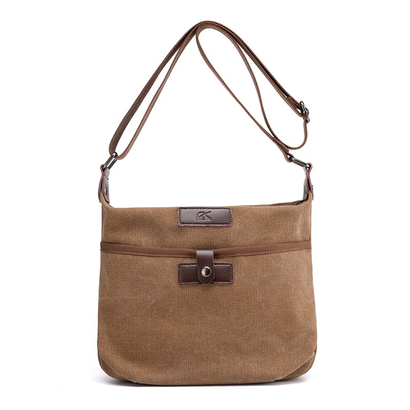 Moda Simples Saco de Ombro Das Senhoras Leveza Macio Saco de Lona Designer de Alta Qualidade Sacos Crossbody Para As Mulheres 2020 Bolsas De Mujer: Coffee