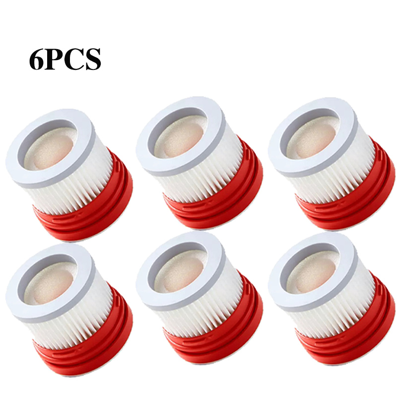 per Xiaomi Dreame V8 V9 V9B V9P XR V10 V11 Aspirapolvere portatile senza fili Spazzola principale Accessori filtro HEPA: Borgogna