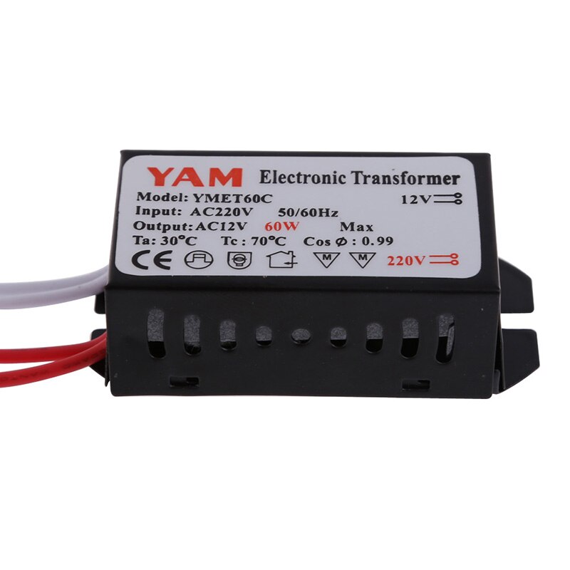 Professionele Elektronische Transformator Driver Voor G4 Halogeen Led Lamp AC220V Naar 12V 60W Elektronische Adapter Verlichting Onderdelen hr