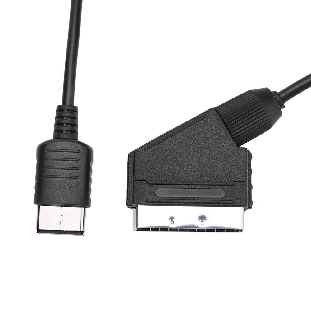 RGB Scart Cable Adapter 1.8m/6ft VGA RCA Audio Cable Cord for SEGA Dreamcast DC PVC RGB Scart Cable for SEGA Dreamcast DC