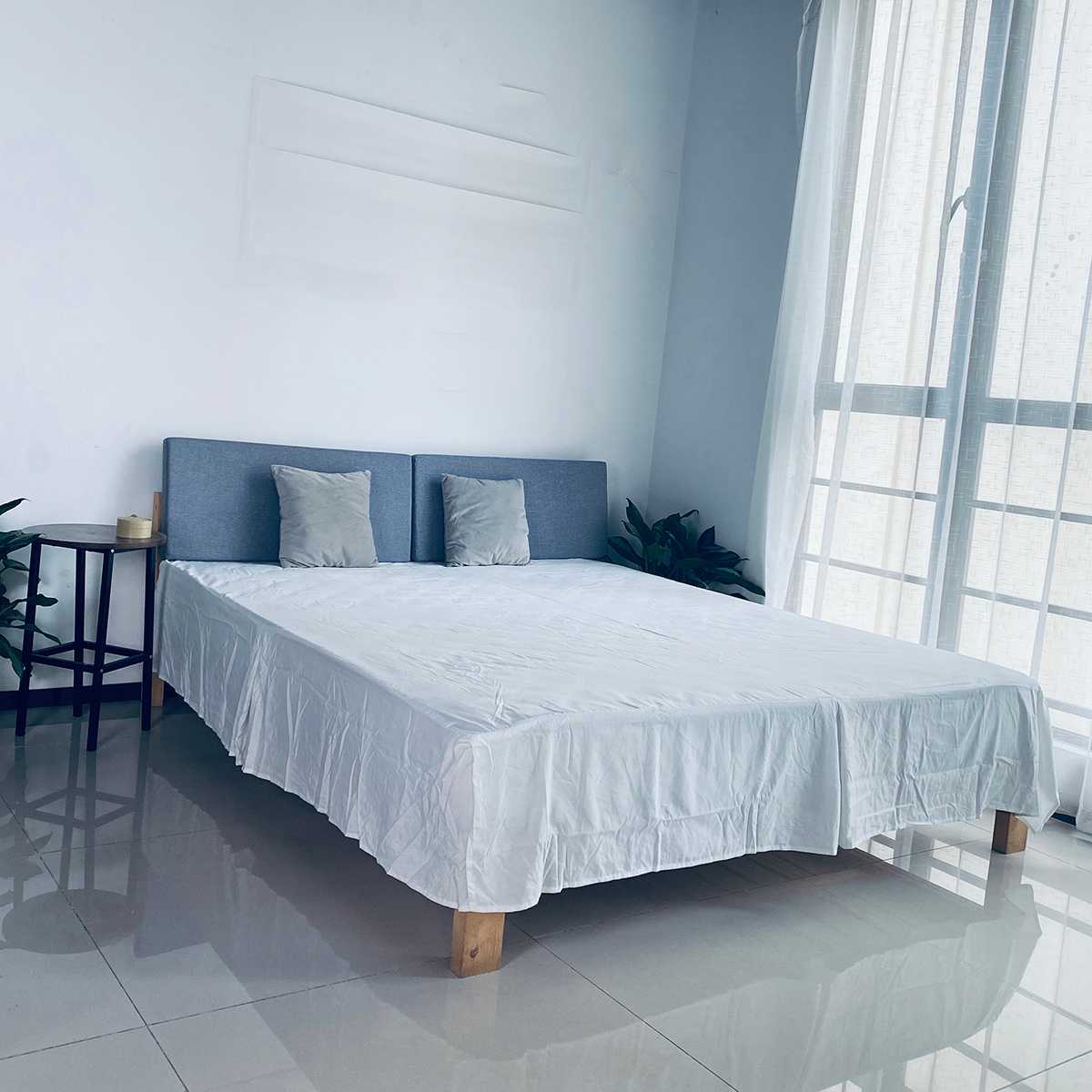 Bed Rok Wrap Rond Elastische Bed Shirts Met Bed Oppervlak Twin/Volledige/King/Queen Size Bed Rok sprei Op Het Bed Hoeslaken