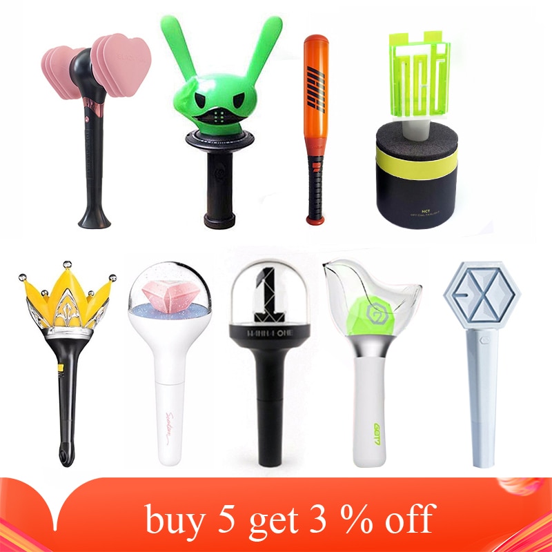 Korea LED Lightstick Light Stick Concert Glow Lamp Fluorescent Luminous Support Flashlight Glow Lamp Concert Fan Collection