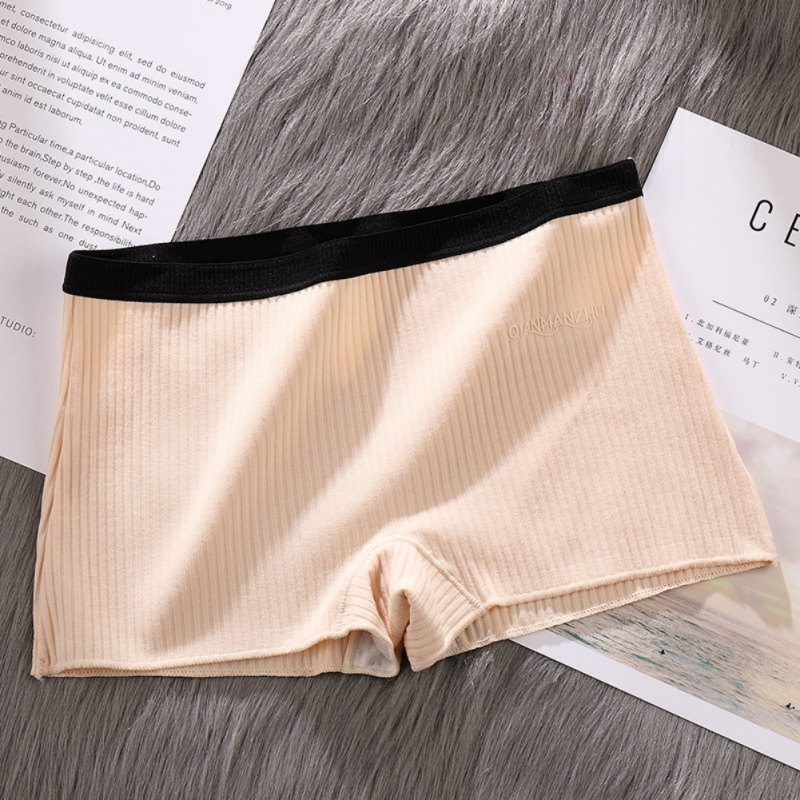 Boxer Hosen Hohe Elastische Feste Farbe Nahtlose Sichere Ecke Hosen Frauen Anti-beleuchtung Sicherheit Hosen Unter kurze Hose Leggin kurze Hose: F / XL