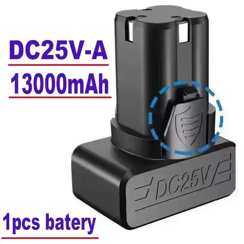 100% 25V Elektrische Schroevendraaier Accu Accu Accu Accu Accu Snoerloze Schroefdraaier Elektrisch Gereedschap Accu: WHITE