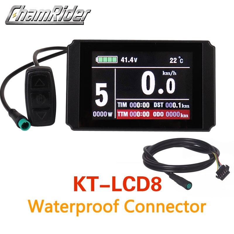Elektrische Fiets Display Kt Lcd Meter LCD3 LCD8HU LCD5 Voor Kt Intelligente Controller 24V 36V 48V Ebike panel Julet Waterdicht