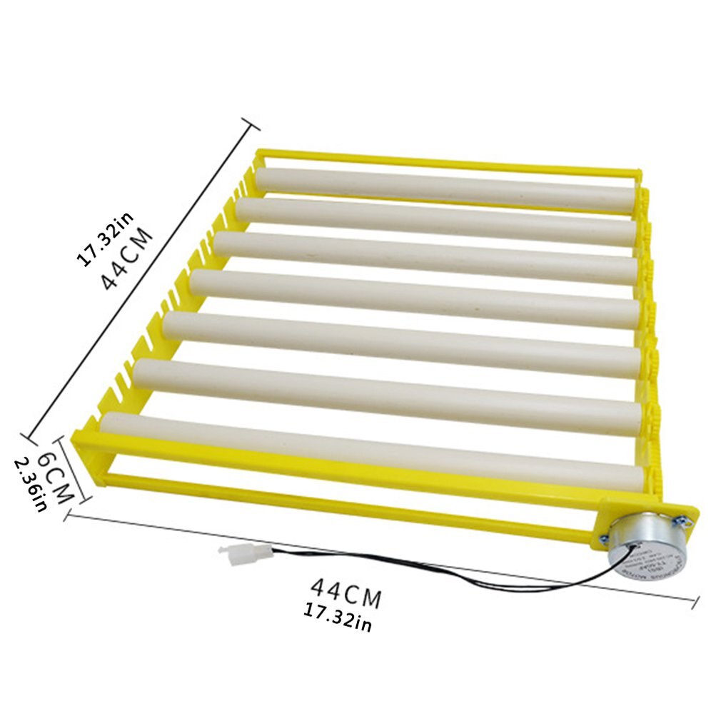 Accessoires pour incubateur d'œufs en plastique, plateau à œufs rotatif automatique et Durable