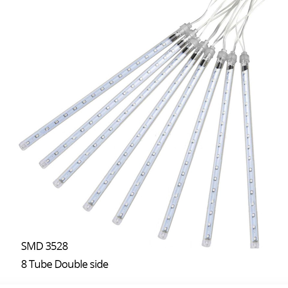 30CM AC220V Led string light Christmas light Meteor Shower Falling Star Rain Icicle Snow Fall LED Xmas String Light