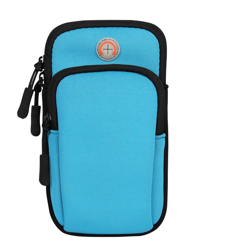 Universal 6 "vandtæt sport armbånds taske løbende gym armbånd mobiltelefon taske cover cover til ios samsung huawei xiaomi: Blå