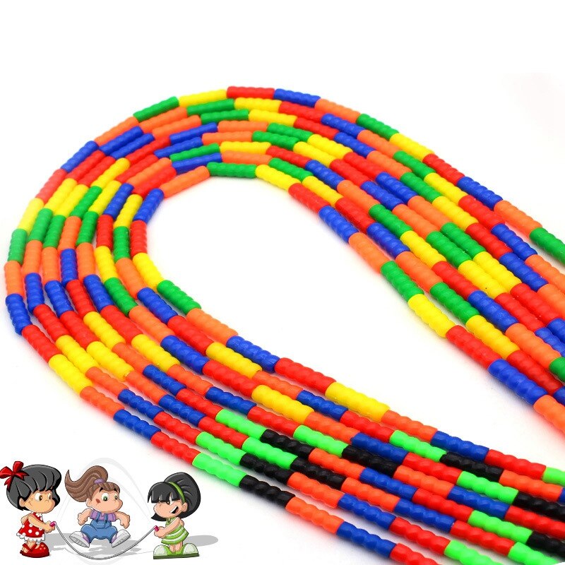 2 Pack Double Dutch Jump Rope 5M Long Jump Rope DIY Jump Rope Suitable for Children and Adults