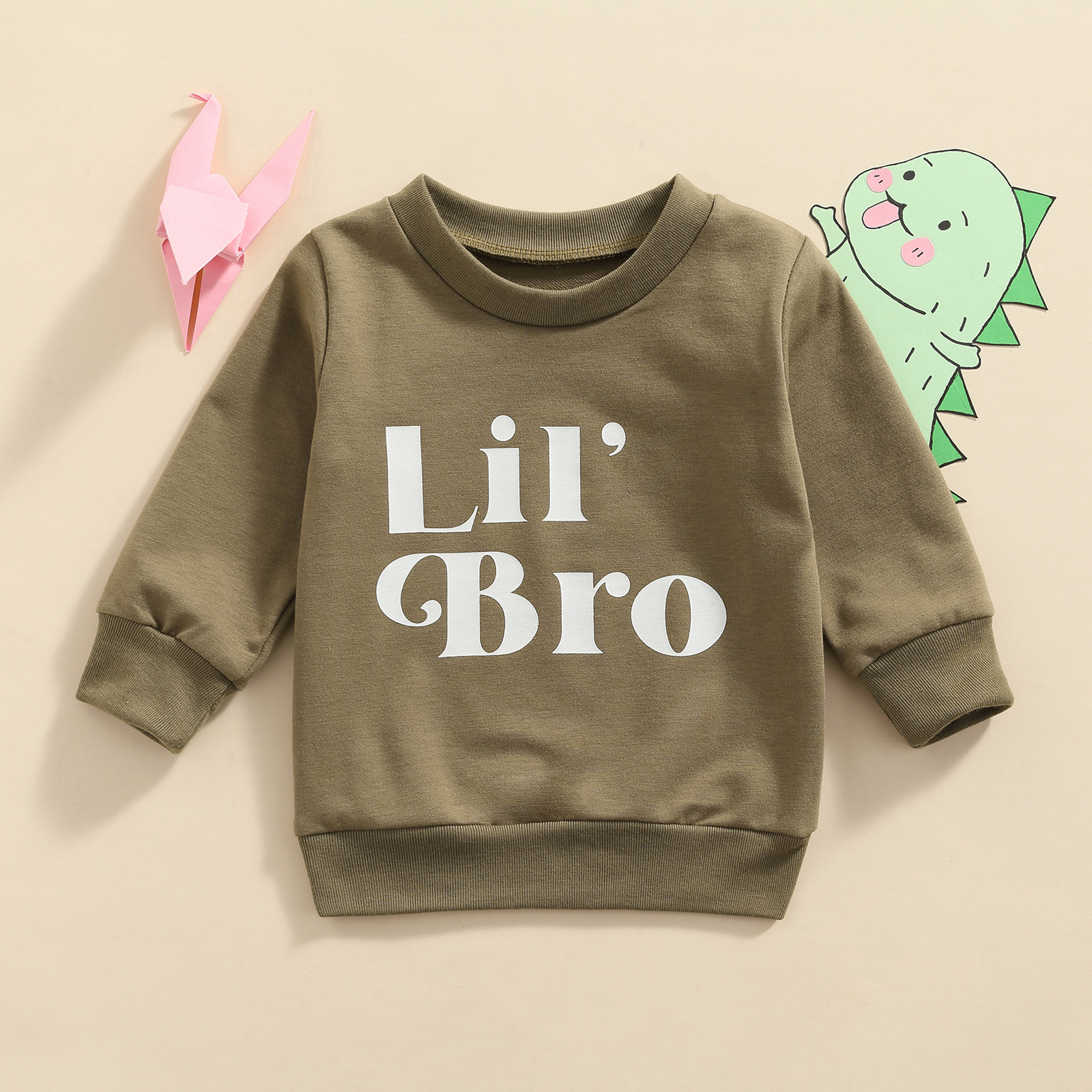 Sweat-shirt à manches longues pour bébé, pull ample et décontracté avec lettres imprimées, vêtement pour enfant, garçon et fille, automne