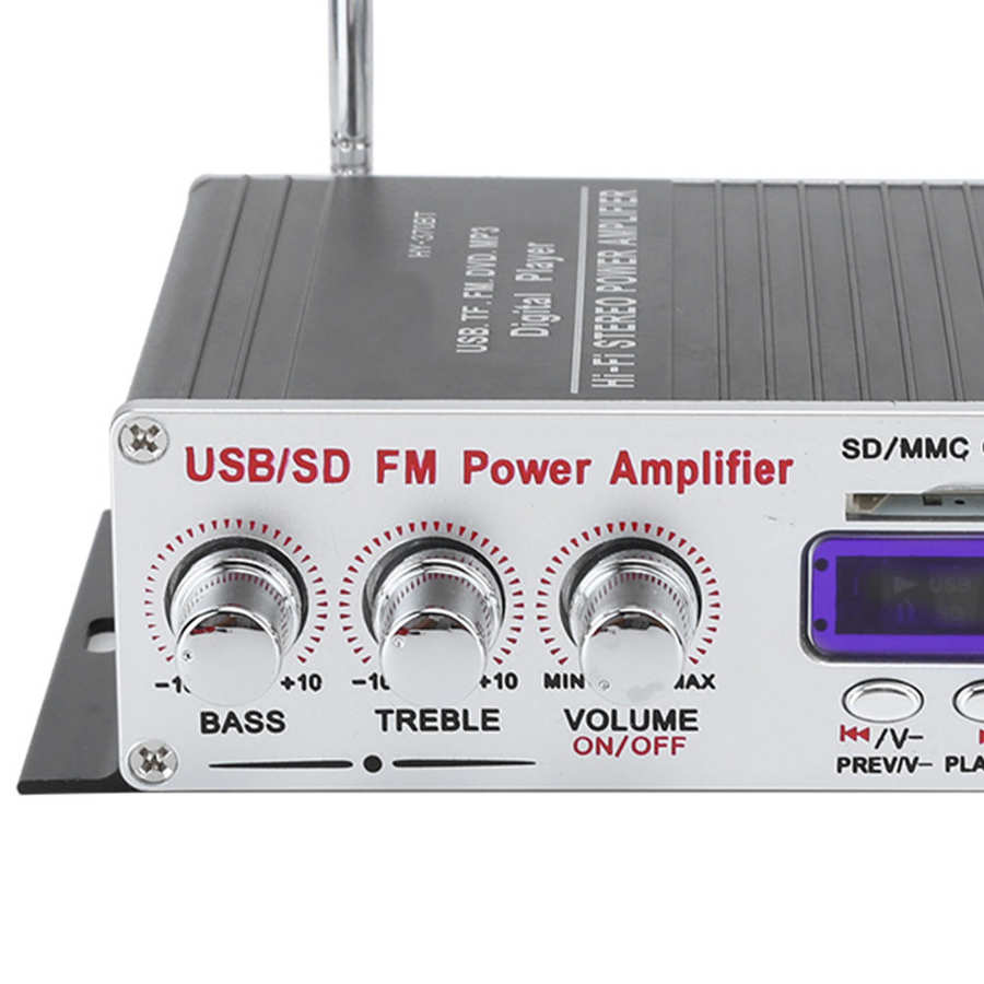 Eindversterker Thuis Bluetooth Eindversterker Met Afstandsbediening Woningen MP3 Voor Motorfietsen Auto