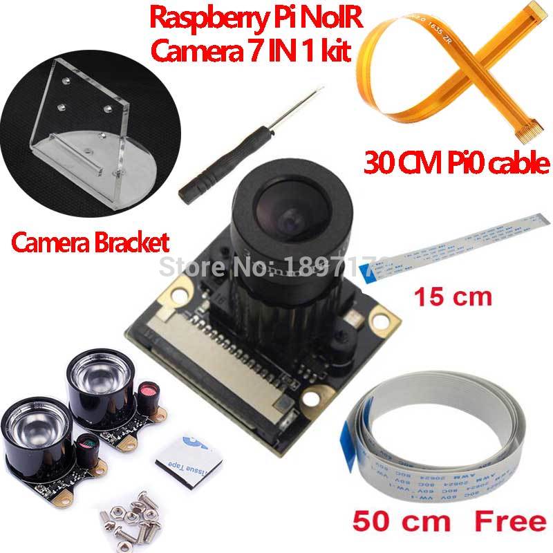 Raspberry Pi Camera Module Adjustable focus Infrared night NoIR Camera zero w 3B 4B
