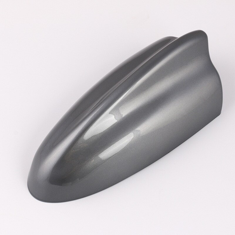 Universal Car Shark Fin Antenna Gold Silver Car Radio Aerials Car Roof Antenna For Auto Modification Exterior Parts: Grey