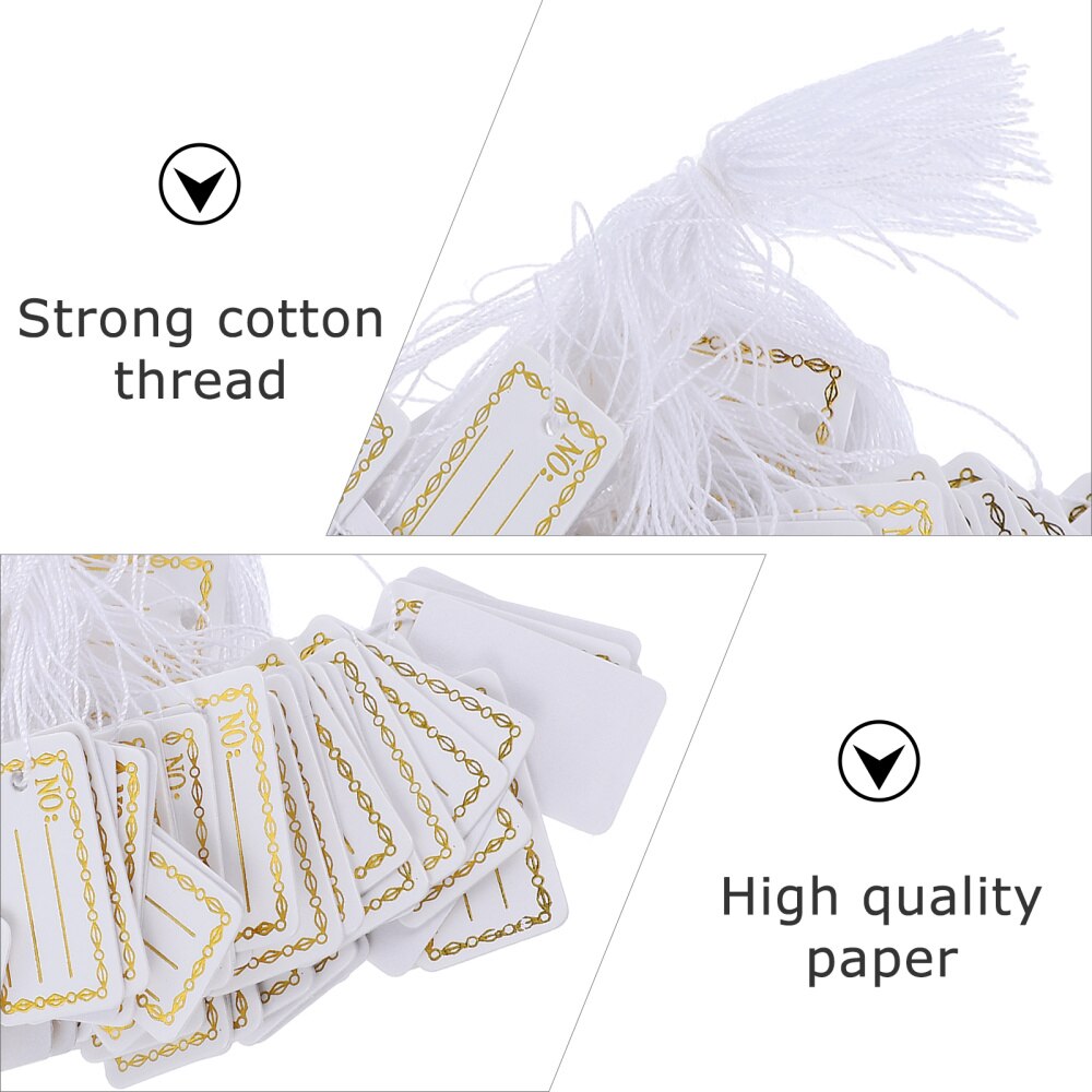 500Pcs Price Tag Practical Tag Jewelry Tag Years Tag Tag