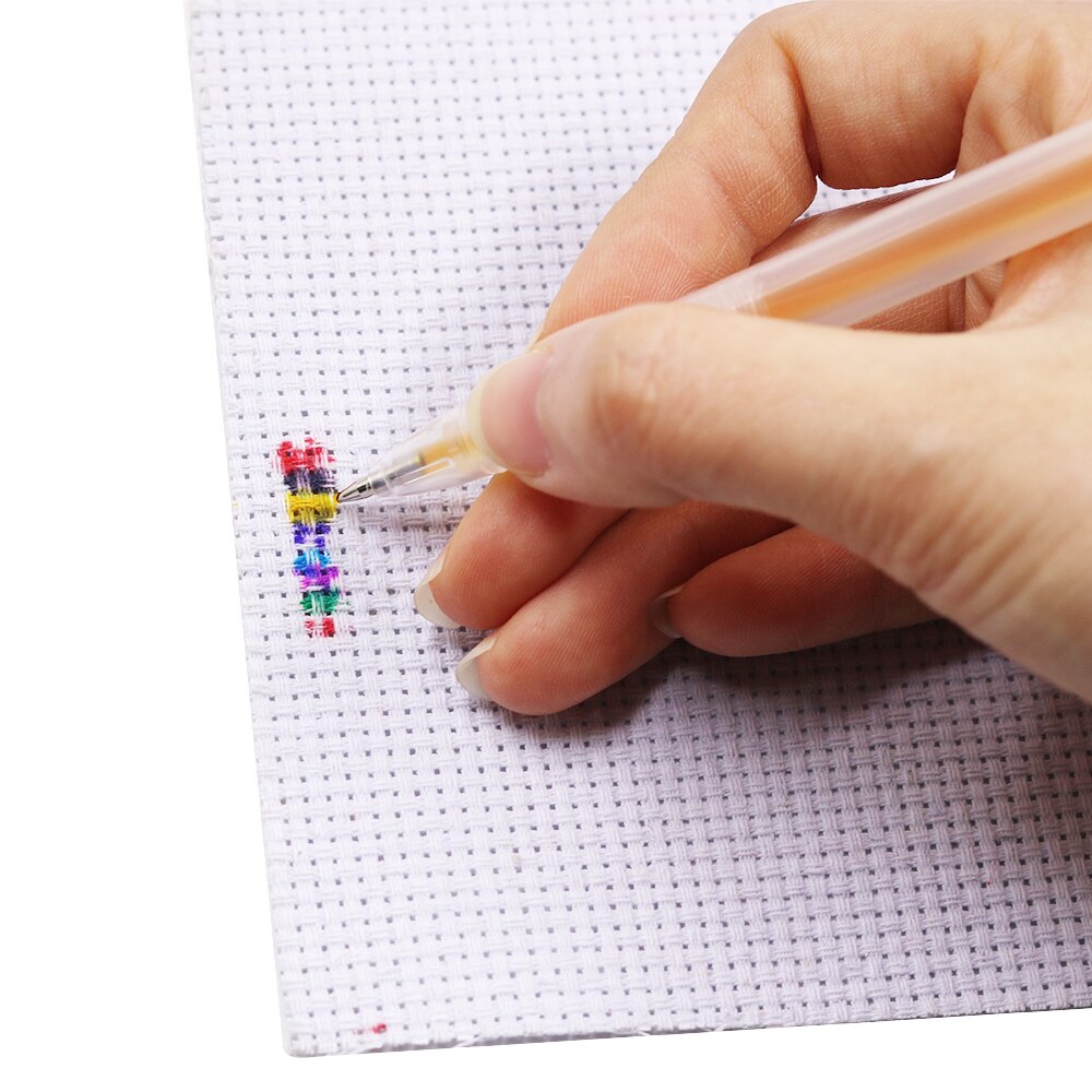 40pcs Embroidery Water Erasable Pen Refills Fabric Marker Cross Stitch Water Soluble Pens for DIY Patchwork Sewing Tools