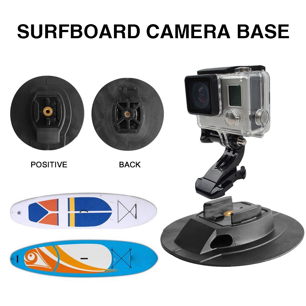 Motion Camera Stand Base Adhesive PVC Camera Stable Mount Outdoor Fixed Holder For SUP Inflatable Surfboard