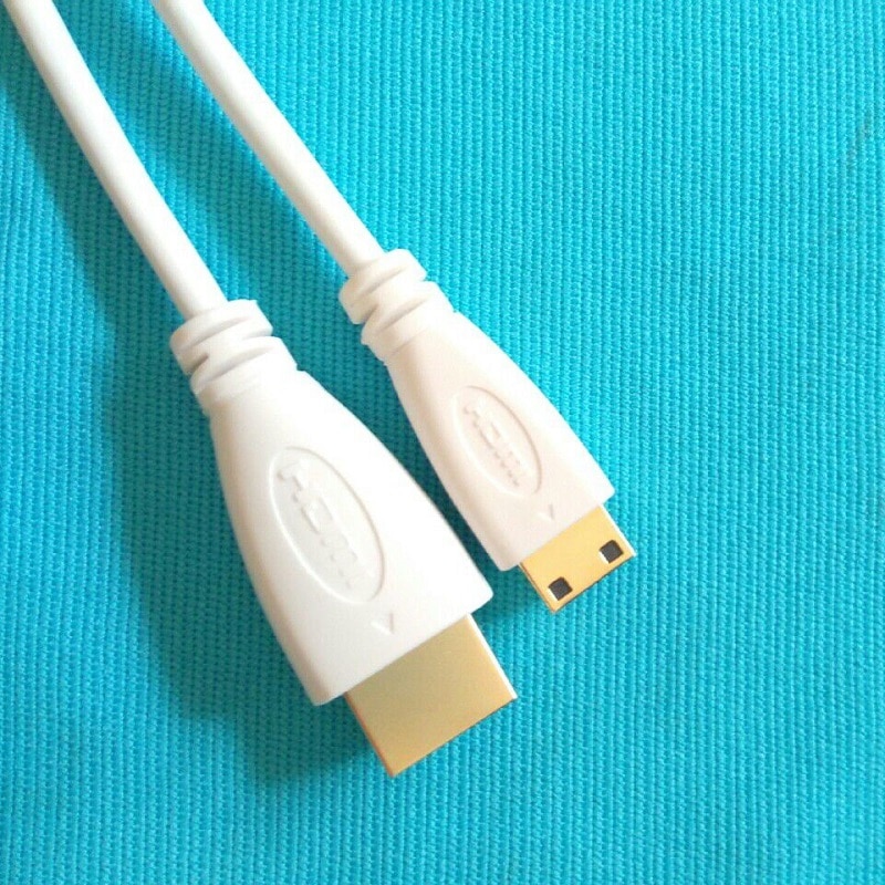 1FT 0.3m 0.5m 1m 1.5m 2m 3m 5m 1.4v/2.0v MINI HDMI TO HDMI Cable Lead C to A Gold plated 3D HDTV