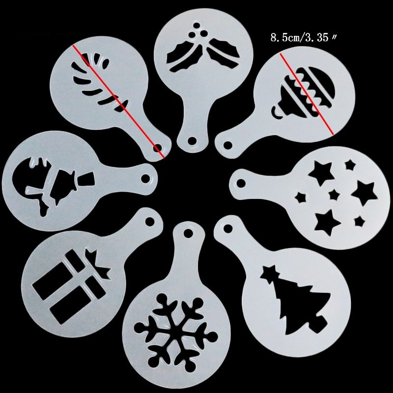 8pcs/Set Christmas Tree Snowflake Gingerbread Man Vicedeal 8pcs/Set Christmas Tree Snowflake Gingerbread Man Vicedeal