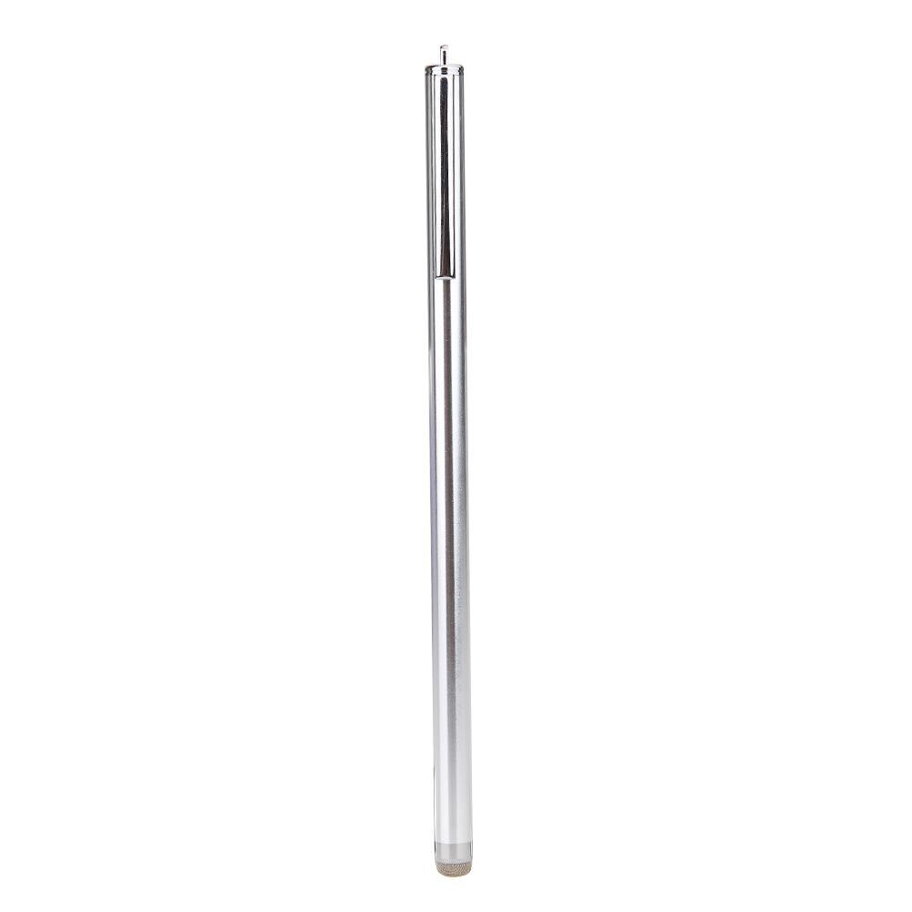Micro-Fiber Mini Metal Capacitive Touch Pen Stylus Screen For Phone Tablet Laptop/ capacitive touch screen devices: Silver