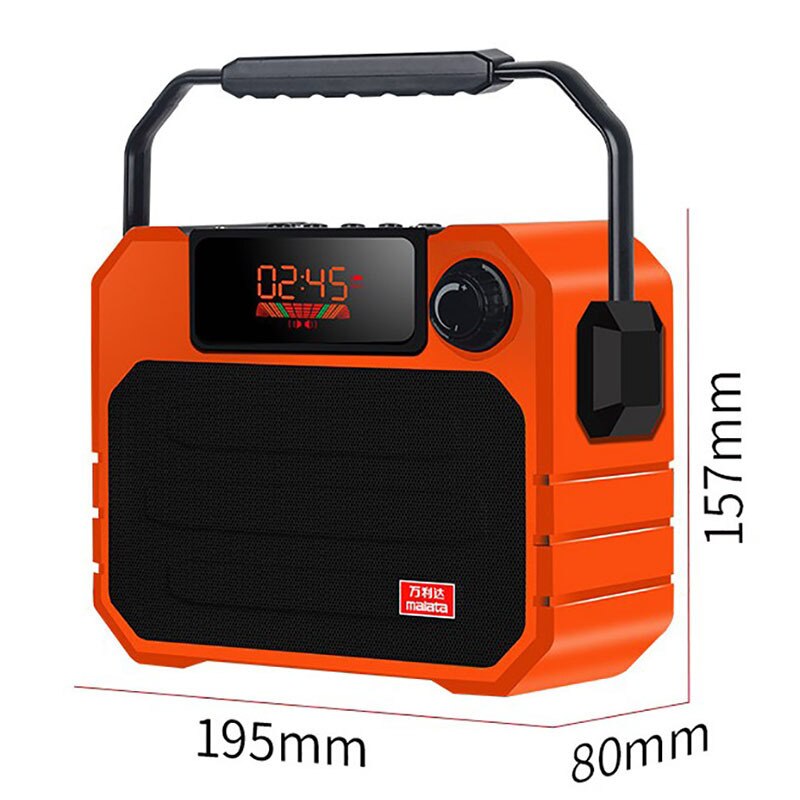 X06 Outdoor Square Dance Versterker Draagbare Draagbare Versterker Bluetooth Draadloze Microfoon